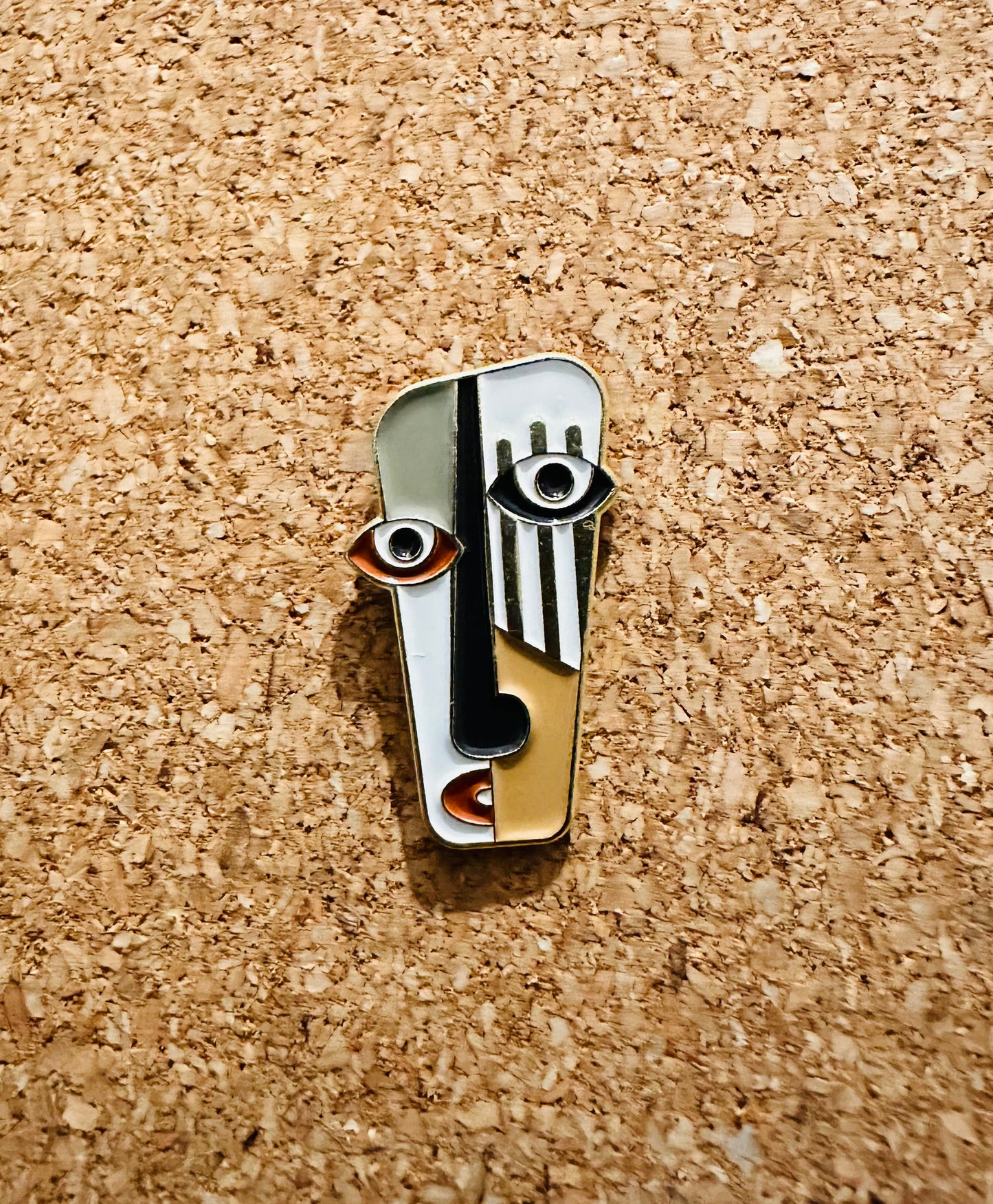 Abstract Face Pin