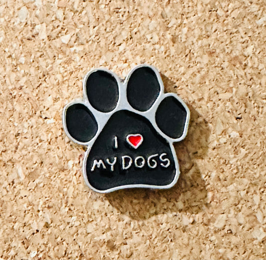 I Love My Dog Pin