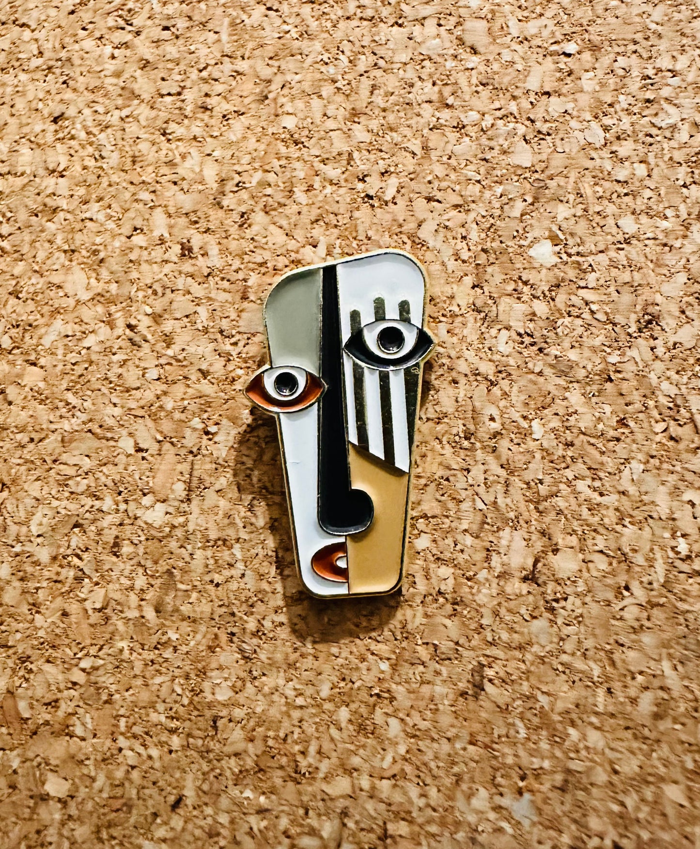 Abstract Face Pin