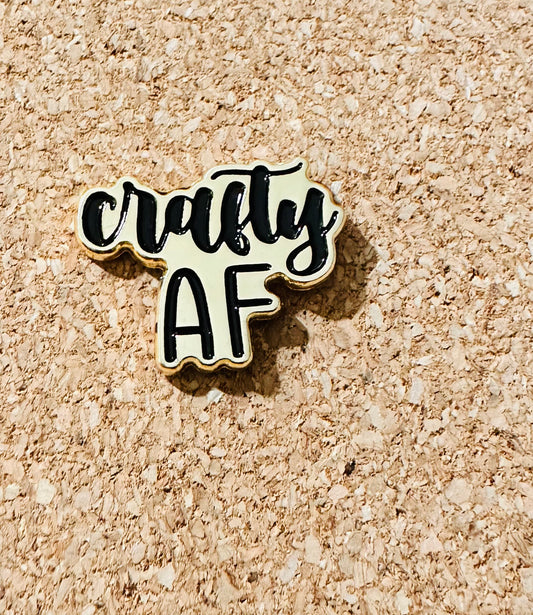 Crafty AF Pin