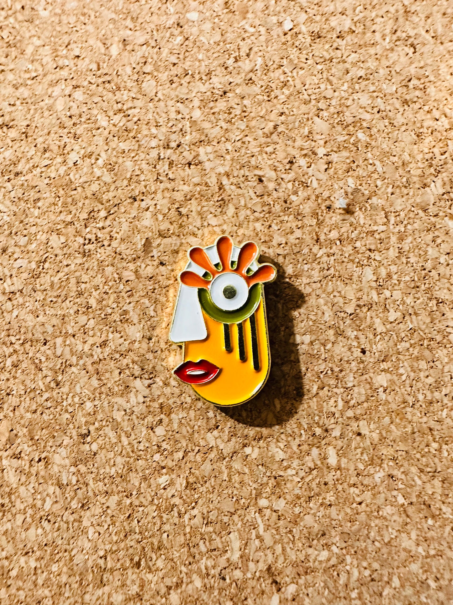 Abstract Face Pin